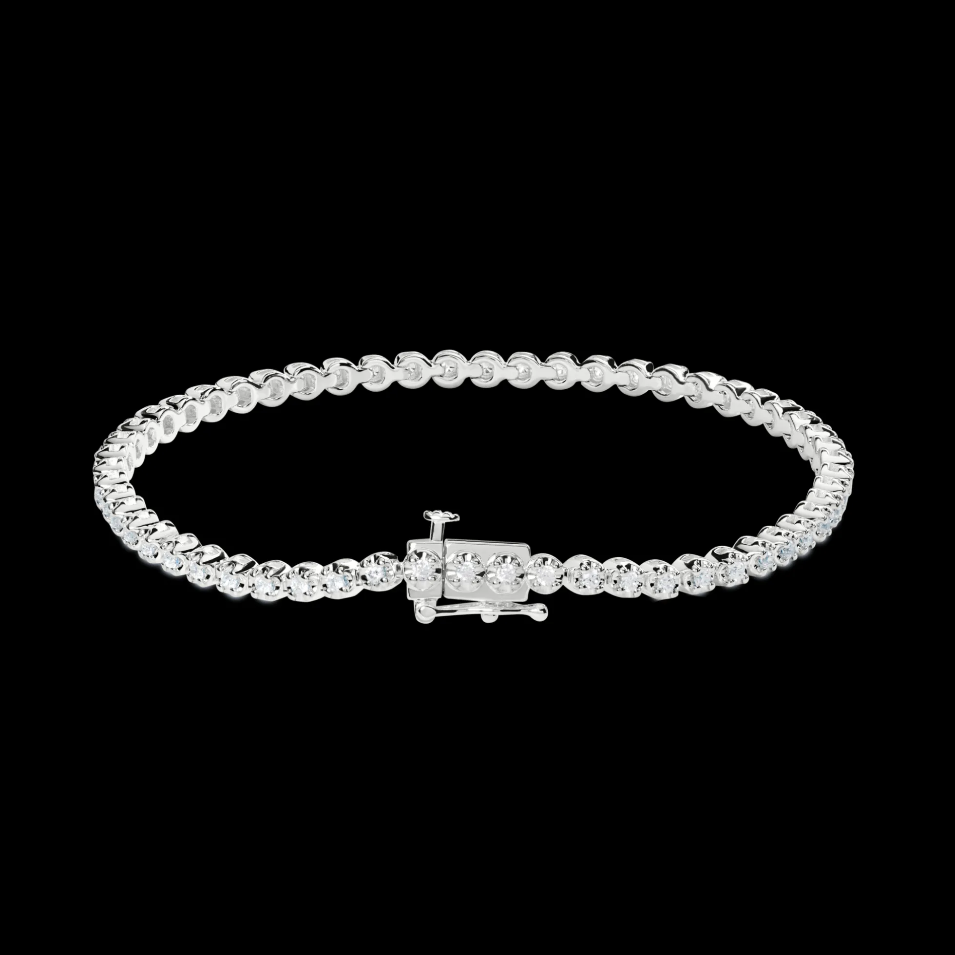 1 Carat 7" Diamond Tennis Bracelet