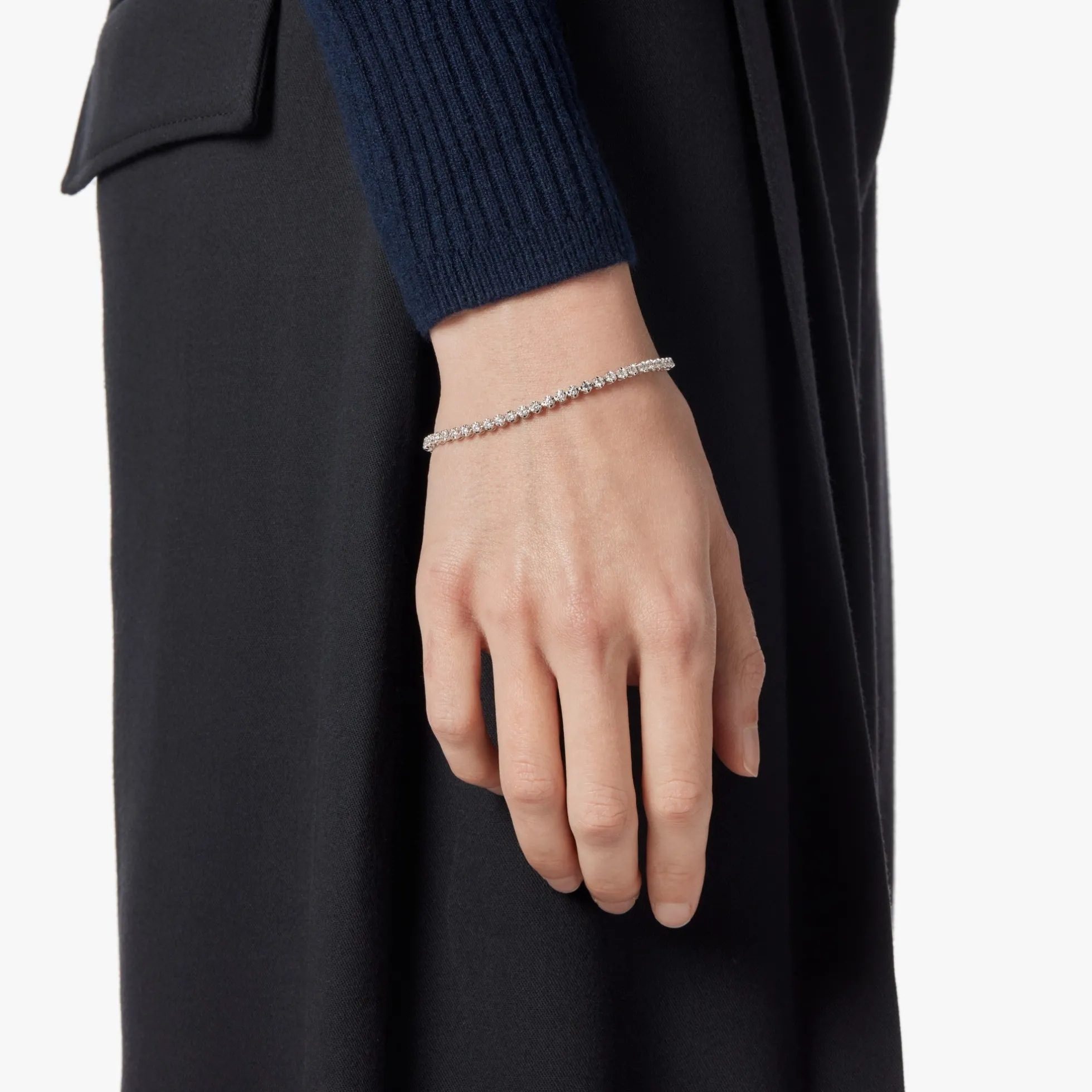 1.84 Carat 6.5" Diamond Tennis Bracelet