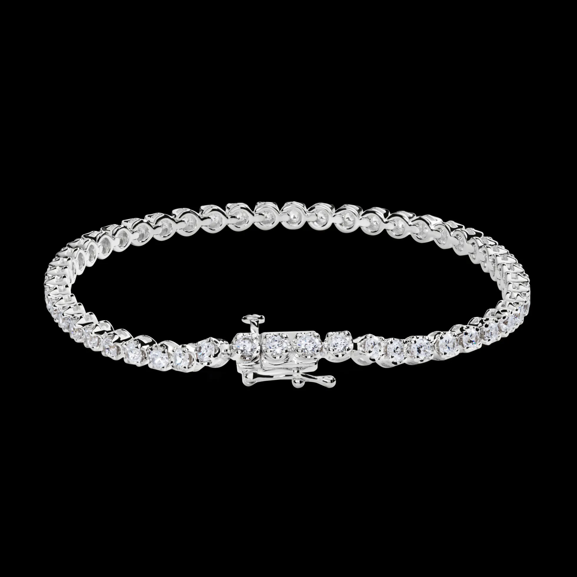 3 Carat 7" Diamond Tennis Bracelet