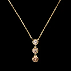 0.33 Carat Desert Diamond Drop Pendant Necklace