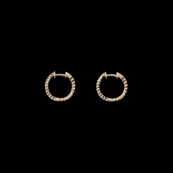 1/2 Carat Diamond Hoop Earrings