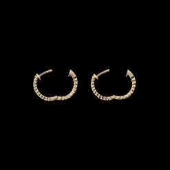 1/2 Carat Diamond Hoop Earrings
