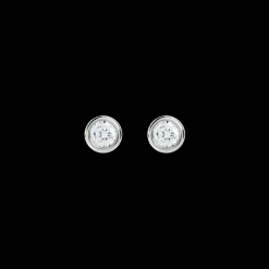 1/4 Carat Round Diamond Bezel Studs