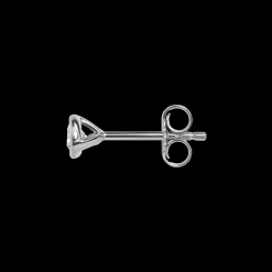 1/4 Carat Round Diamond Bezel Studs