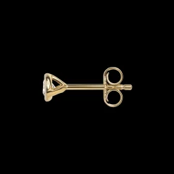 1/4 Carat Round Diamond Bezel Studs