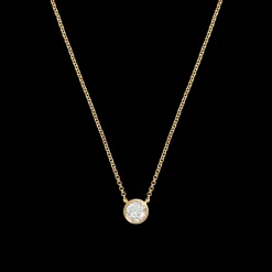 1 Carat Round Diamond Necklace