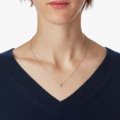 1/4 Carat Round Diamond Necklace