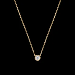 1/2 Carat Round Diamond Necklace