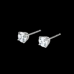 1 Carat Round Diamond Studs