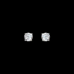 1/2 Carat Round Diamond Studs