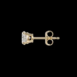 1 Carat Round Diamond Studs