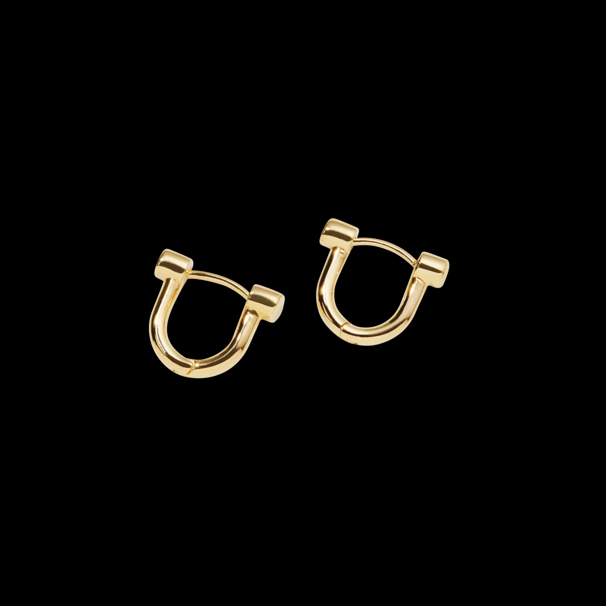 Bike Lock Huggie Earrings