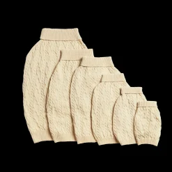 Cable Knit Dog Sweater