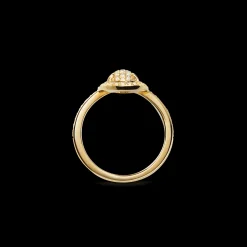 Diamond Pave Oval Ring