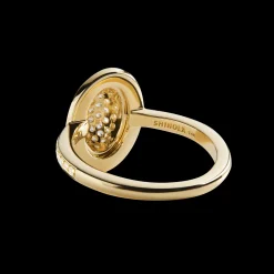 Diamond Pave Oval Ring