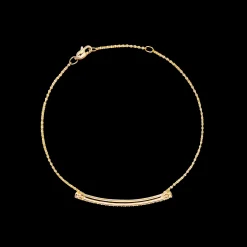 Diamond Pave Rivet Double Row Necklace
