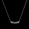 Diamond Pave Rivet Double Row Necklace