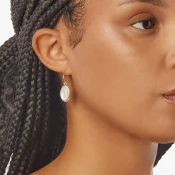 Heirloom Mother Of Pearl Drop Earrings