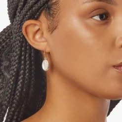 Heirloom Mother Of Pearl Drop Earrings