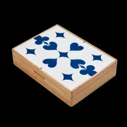 Lacquered Wood Poker Set