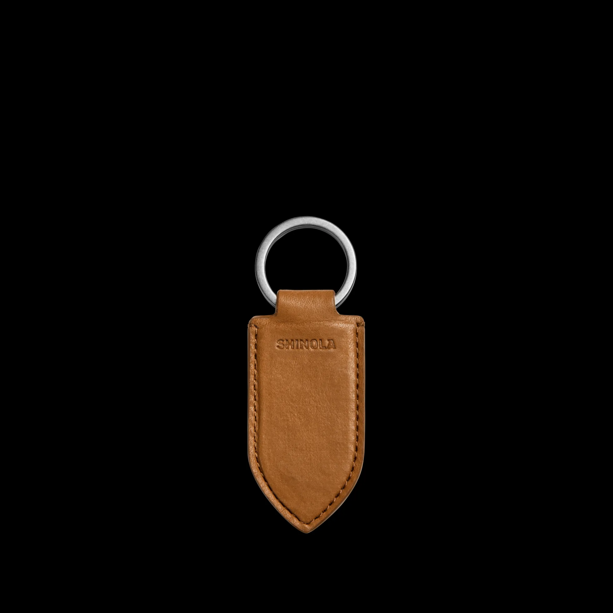 Leather Monogram Key Fob