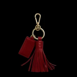 Leather Tassel Keychain
