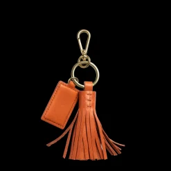 Leather Tassel Keychain
