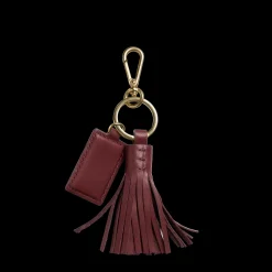 Leather Tassel Keychain