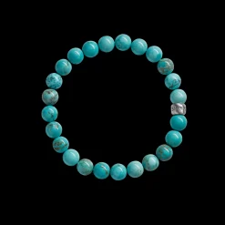 8mm Beaded Bracelet Turquoise