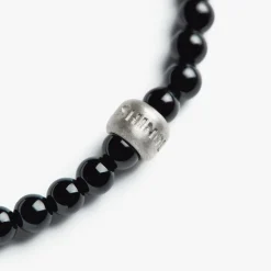 4mm Beaded Onyx Bracelet