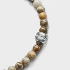 4mm Beaded Petoskey Bracelet