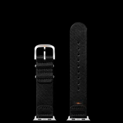 20mm Black Split Nylon Apple Watch Strap