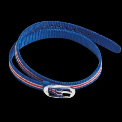 10mm Blue/White/Red Nylon Watch Strap