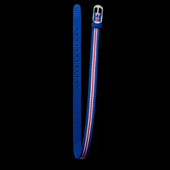 10mm Blue/White/Red Nylon Watch Strap