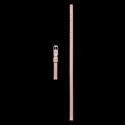 8mm Blush Double Wrap Leather Watch Strap