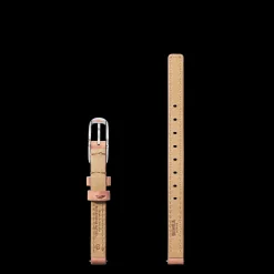 8mm Blush Double Wrap Leather Watch Strap