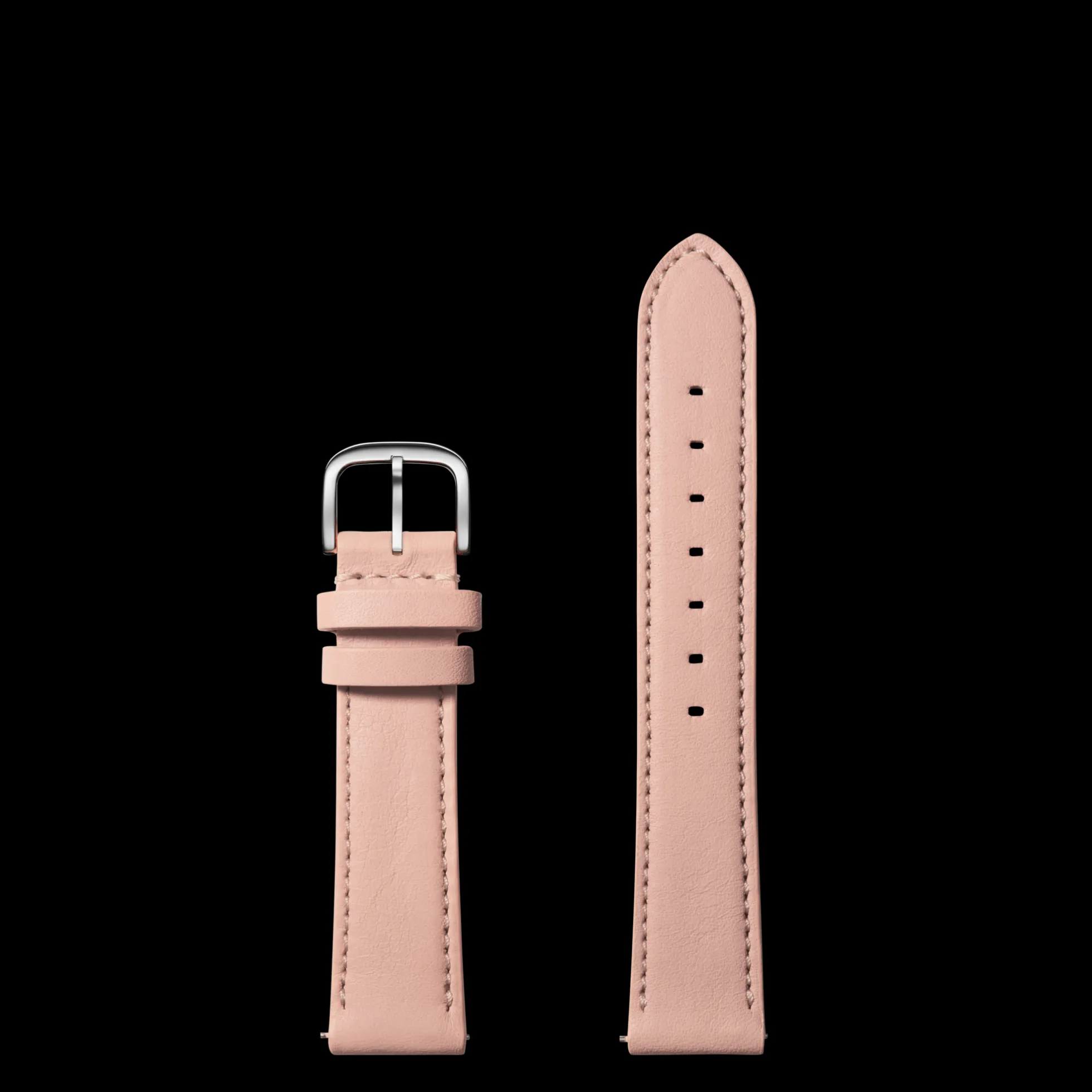18mm Blush Leather Watch Strap