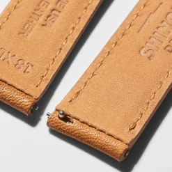 18mm Bourbon Leather Watch Strap