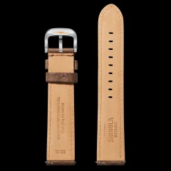 22mm British Tan Leather Watch Strap (XL)