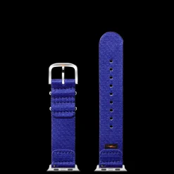 20mm Cobalt Blue Split Nylon Apple Watch Strap