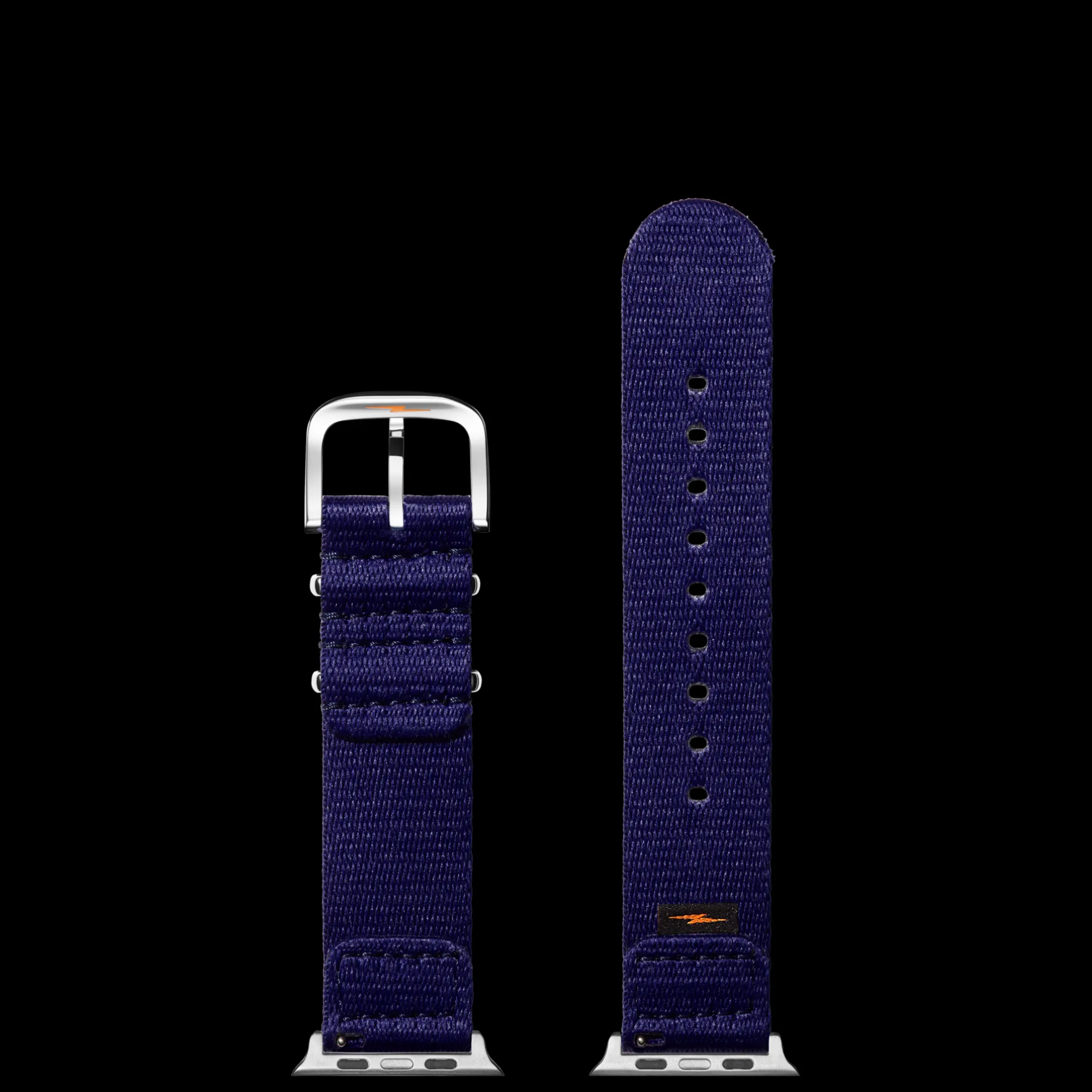 20mm Dark Navy Split Nylon Apple Watch Strap