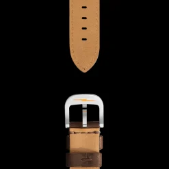 20mm Dark Nut Brown Leather Watch Strap