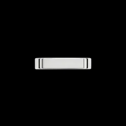 4mm Flat White Gold Band