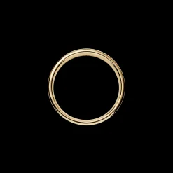 4mm Flat Yellow Gold Band
