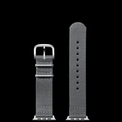 20mm Gray Split Nylon Apple Watch Strap