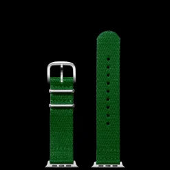 20mm Green Split Nylon Apple Watch Strap