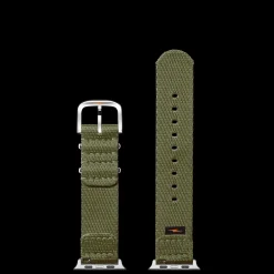 20mm Khaki Split Nylon Apple Watch Strap
