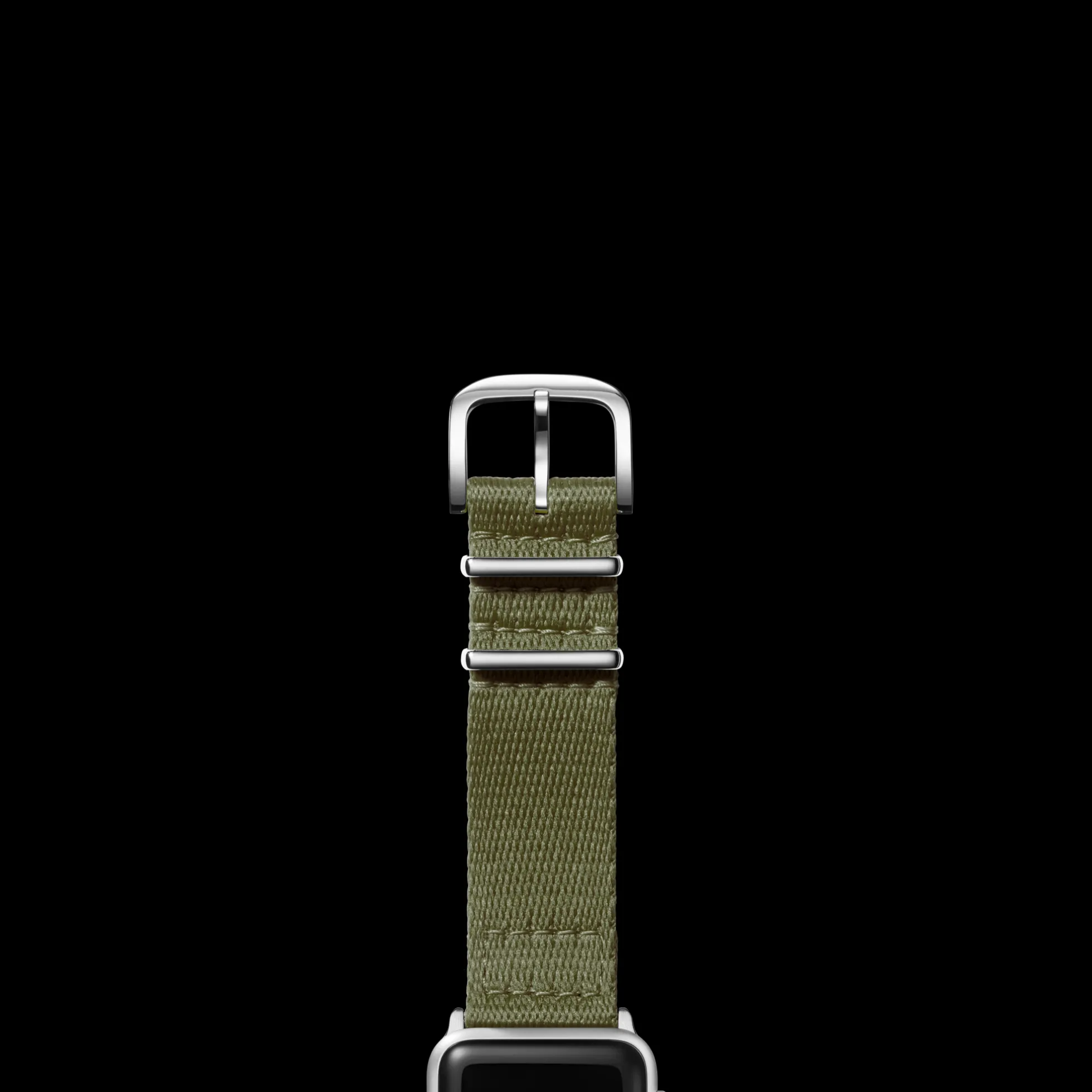 20mm Khaki Split Nylon Apple Watch Strap