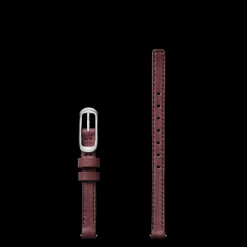 8mm Merlot Leather Watch Strap