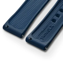 20mm Midnight Blue Rubber Watch Strap